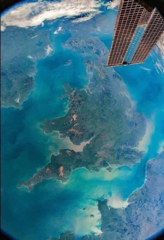 The UK from the ISS
