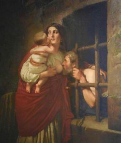 This painting of a woman breastfeeding an old man in a prison cell was sold for €30 million. A m ...