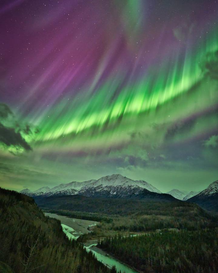 A massive solar storm hit us in South Central Alaska last November. The auroras were visible as  ...