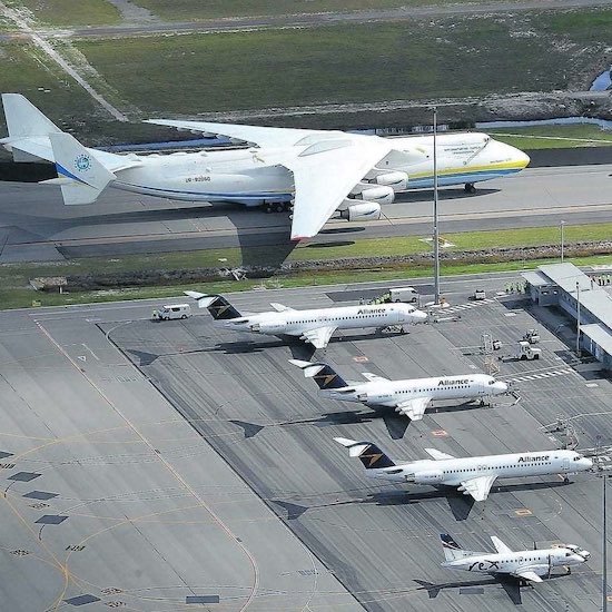 Antanov, other planes for scale