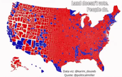 Another US election, another Land doesn’t vote, people do style map showing the election r ...