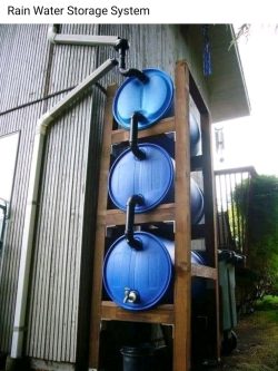 Rain water butts recovery