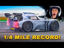 I broke the 1/4-mile world record in this new HYPERCAR! – YouTube