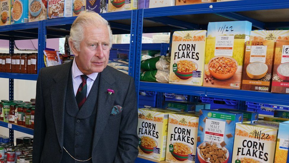 King Charles donates fridges and freezers to food banks