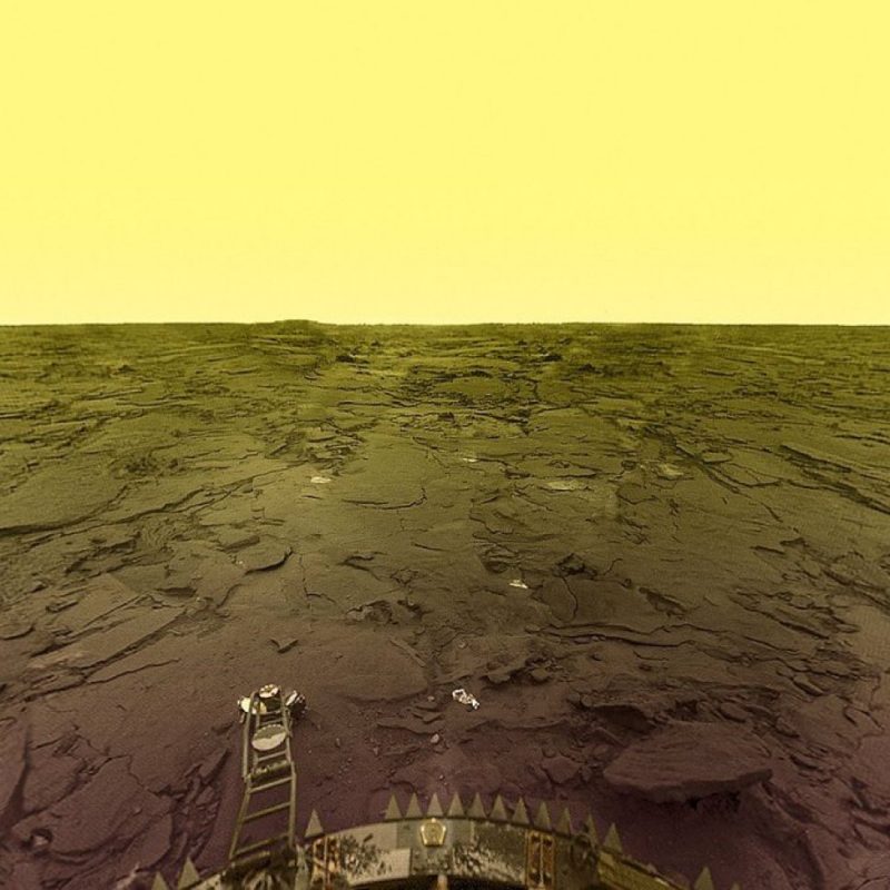 The clearest picture that was ever taken of the surface of Venus