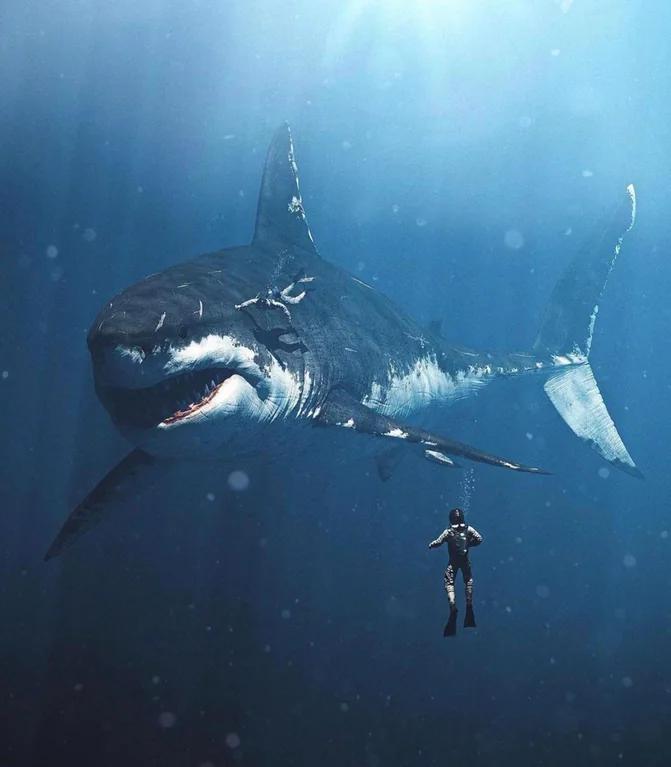 How large a megalodon would have been