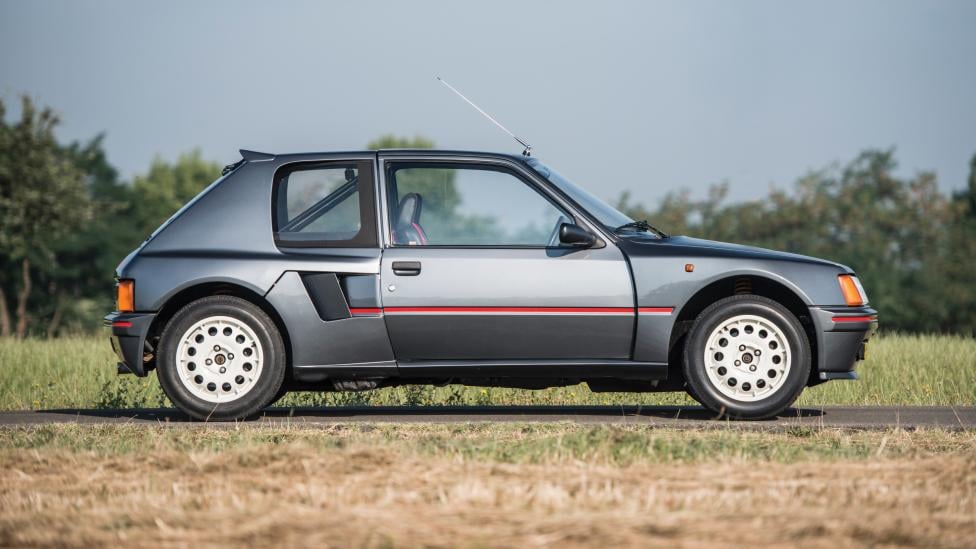 “To homologate the 205 T16 (“Turbo 16″ in France) Group B rally car, Peugeot h ...
