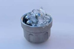 Entirely new type of ice made using extremely cold steel balls

A new type of ice called medium- ...