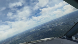 Timelapse into LHR MSFS