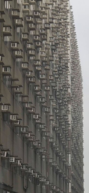 Air conditioning units at the SMDC Shore Residences in Manila, Philippines