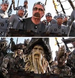 Before And After Vfx From Pirates Of The Caribbean Dead Mans Chest
