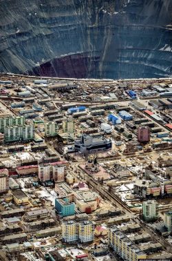 Mir Diamond Mine, Russia