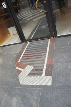 My OCD would make me rip up that pavement and put it right.