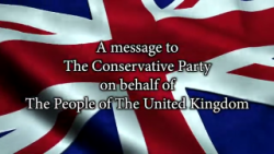 A message to the conservative party