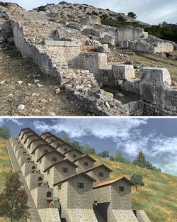 The 2nd century CE Roman Barbegal watermill complex, a unique cluster of 16 waterwheels in south ...
