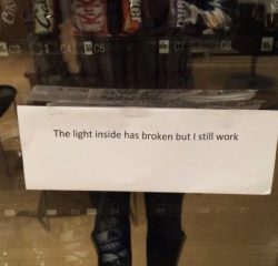 Me too vending machine, me too.
