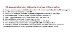 Jeremy Corbyn had a 10 point plan to fix UK Journalism.

As you can imagine, it wasn’t very well ...