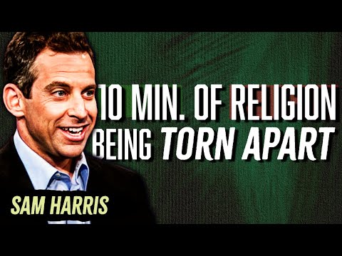 10 Minutes of Religion being DESTROYED by Sam Harris – YouTube