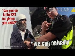 Stopped, handcuffed and searched for “GIVING US EVILS” – YouTube