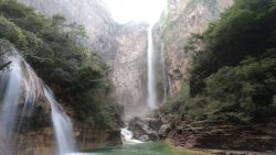 Hiker finds pipe feeding China’s tallest waterfall