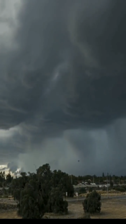 A series of wet microbursts captured in Perth, Australia