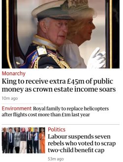 The UK in 3 headlines