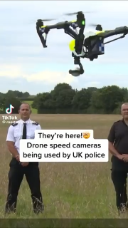 Police speed drones