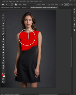How to change black dress color – Photoshop Tutorial