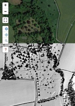 LIDAR of an ancient village
