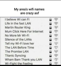 Wifi names